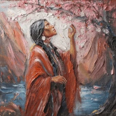 Blossoming Plums